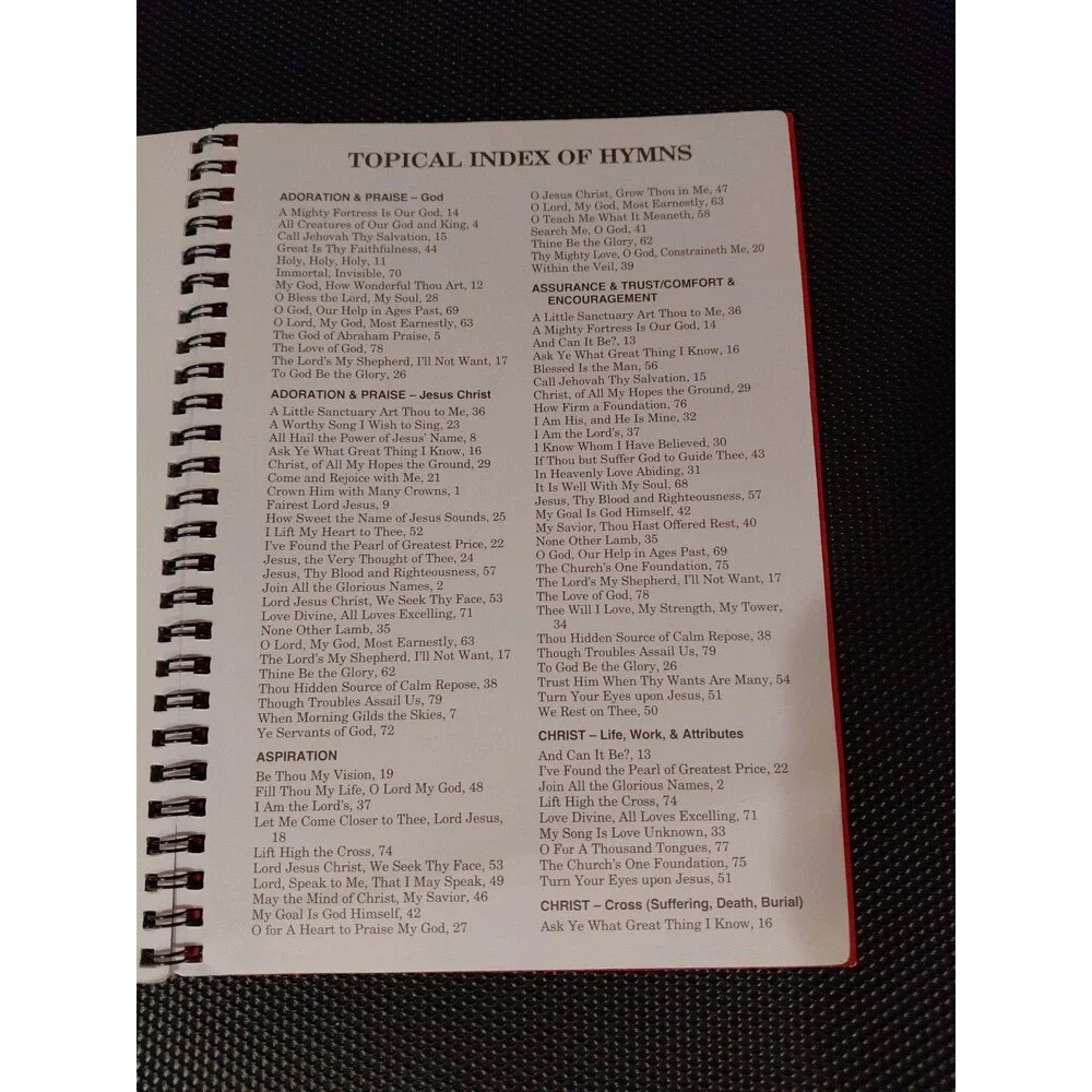 BSF International Leader's Hymnal 2002 Wire Spiral Bound EUC